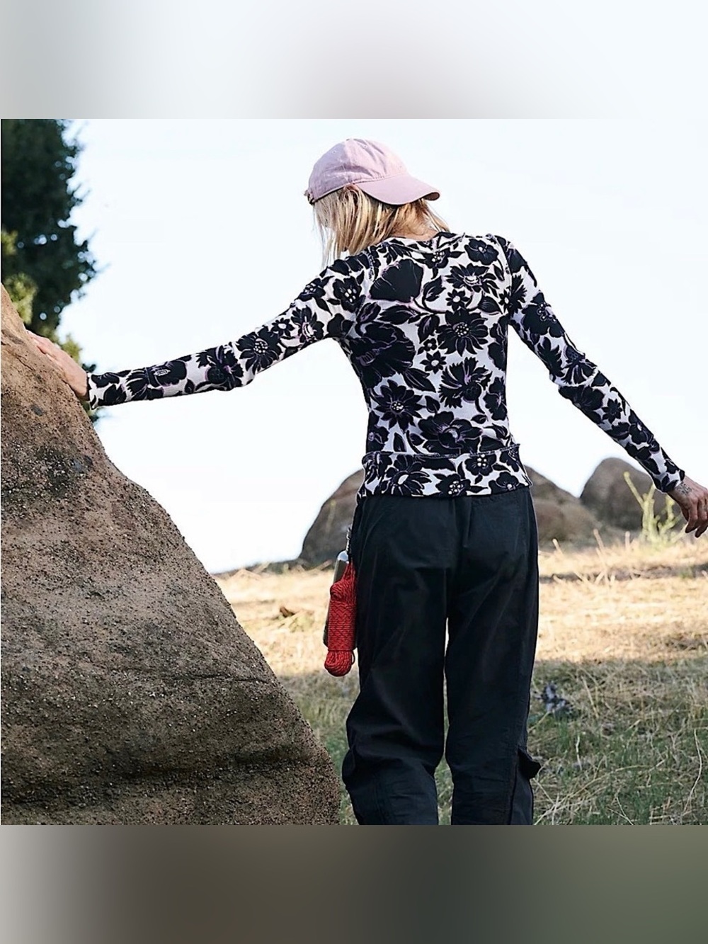Nwt Free People Movement Rally Printed Layer - Picture 3 of 4